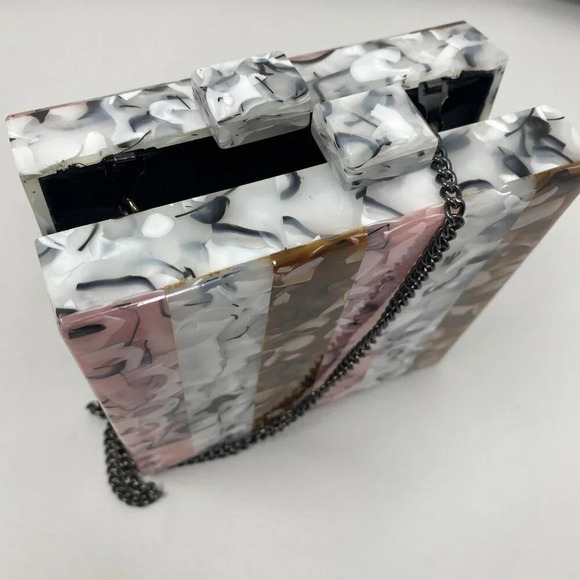 Zara Multi Square Box Chain Bag - Picture 4 of 8